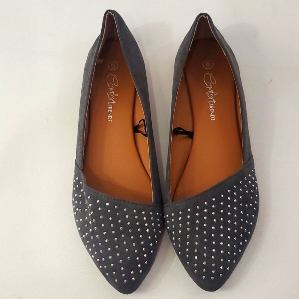 Comfort trendz gray Flats size 6